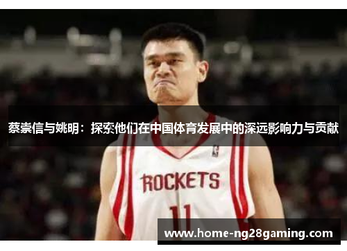 蔡崇信与姚明：探索他们在中国体育发展中的深远影响力与贡献